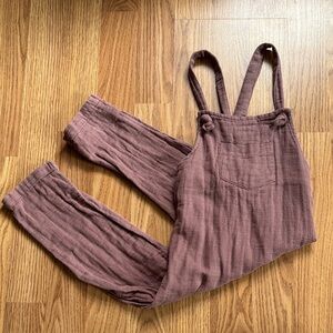 Jamie Kay Purple Overalls